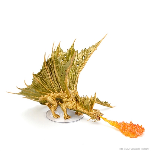 DnD - Icons of the Realms Premium DnD Figur - Adult Gold Dragon